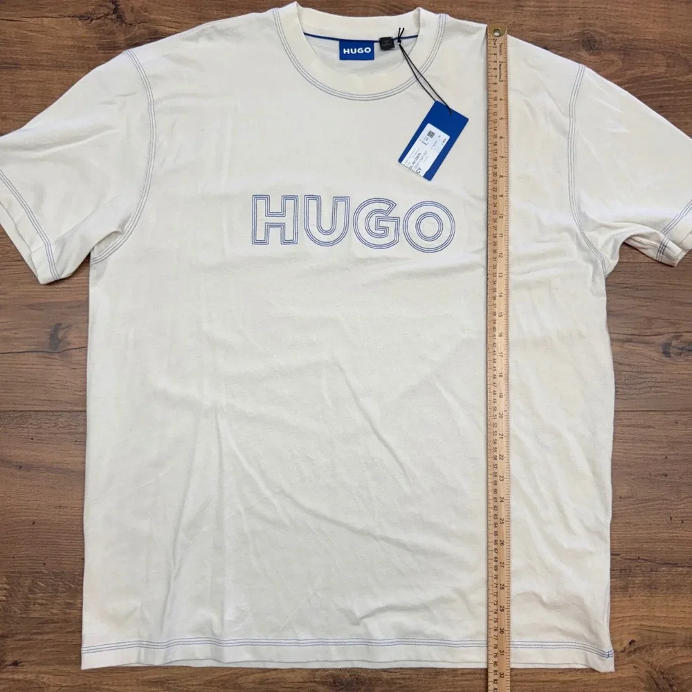 HUGO minimalist cotton pictured